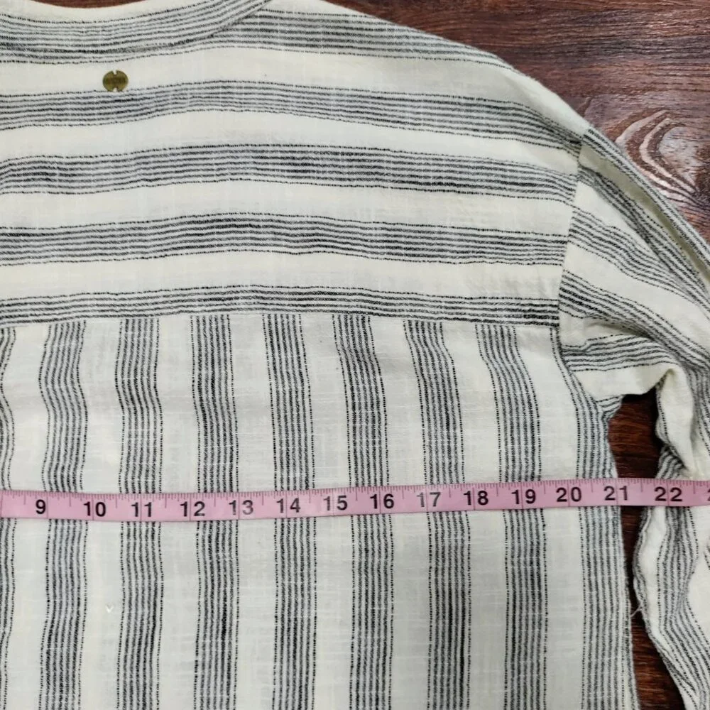 Ripcurl Beach Surf Boho Classic Surf Striped Long Sleeve Shirt Women's Small - Picture 11 of 14